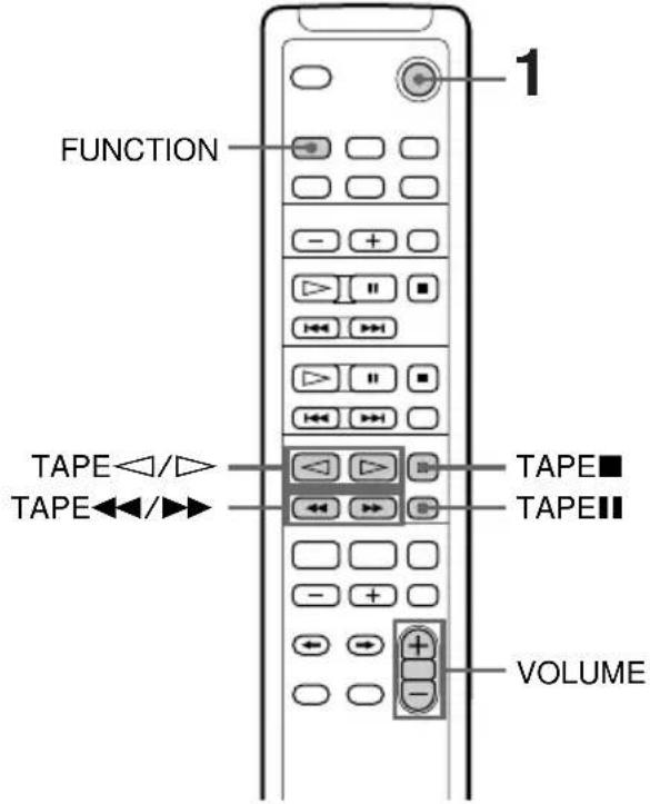 SONY TCTX373 - Reproducción de una cinta (continuación) - 1
