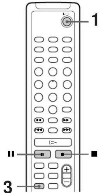 SONY TCTX373 - Enregistrement manuel - 2