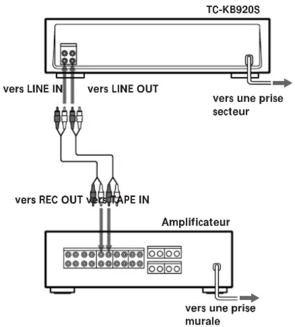 SONY TCKB920S - Raccordement de la platine - 1