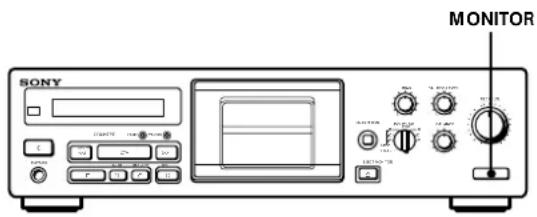 SONY TCKB920S - Contrôle du son enregistré - 1