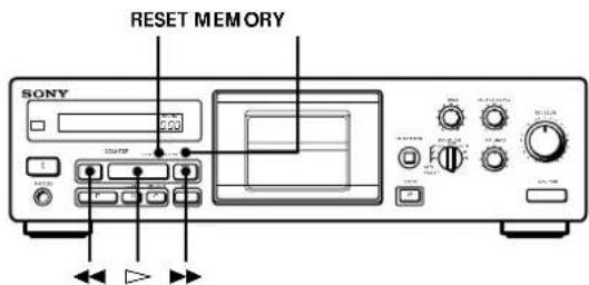 SONY TCKB920S - Localisation d'une plage (Multi-AMS/Lecture automatique/Lecture memorisée) - 1
