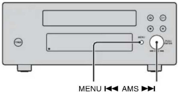 SONY SCDX501ES - Para ajustar el modo de control de este reproductor - 1