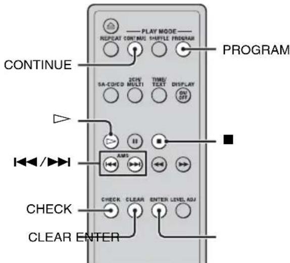 SONY SCDX501ES - Programmwiedergabe - 1