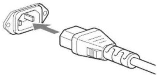 SONY SCDX501ES - Connecting the AC power cord (mains lead) - 1