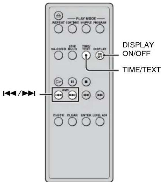 SONY SCDX501ES - Using the Display - 2