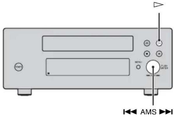 SONY SCDX501ES - Localización de un punto concreto de una pista - 1