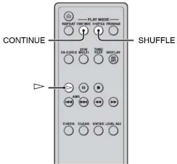 SONY SCDX501ES - Zufallswiedergabe - 1