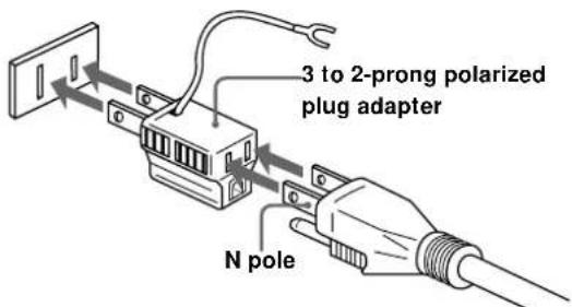 SONY SCD777ES - 2-pronged polarized mains - 1