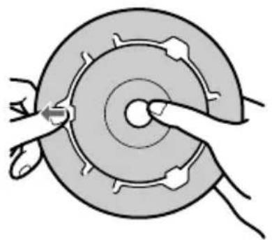 SONY MVCCD1000 - Utilisation de l'adaptateur pour CD 8 cm fourni - 2