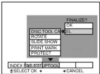 SONY MVCCD1000 - ① Appuyez sur ▲ de la touche de commande. - 4