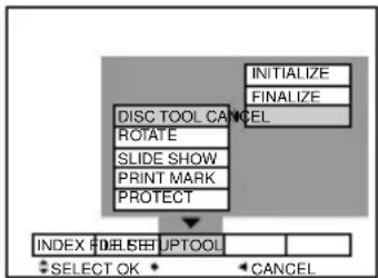 SONY MVCCD1000 - ① Appuyez sur ▲ de la touche de commande. - 3