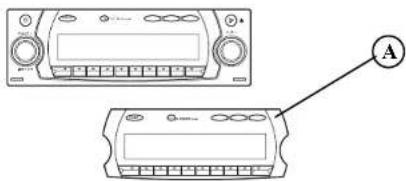 SONY MEX100NV - Retrait de la face avant amovible - 1