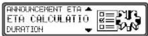 SONY MEX100NV - Influencing the calculation of ETA - 1