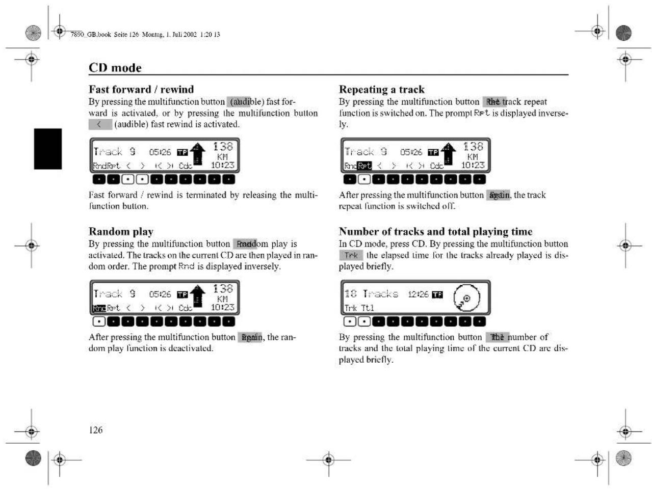 SONY MEX100NV - Scan search - 6
