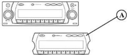 SONY MEX100NV - Estrazione del frontalino - 1