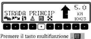 SONY MEX100NV - Richiamo della lista vie - 1