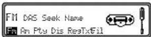 SONY MEX100NV - Switching on radio menu mode - 1