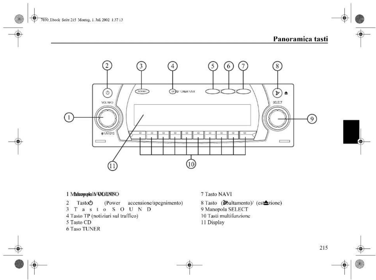 SONY MEX100NV - FOGLIO INDICATIVO 281 - 5