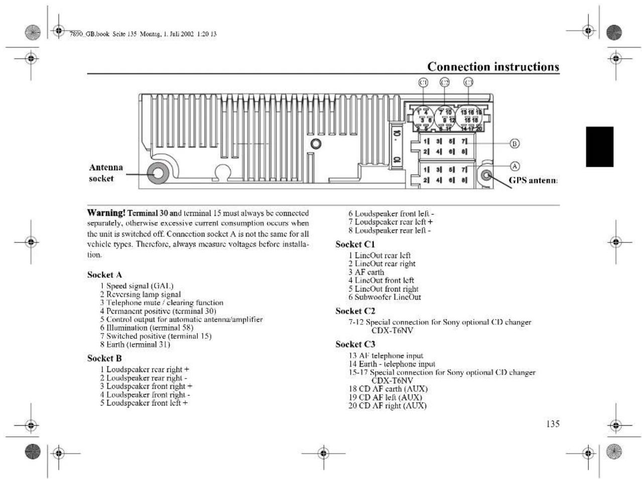 SONY MEX100NV - Setting navigation announcements (Nav) - 8
