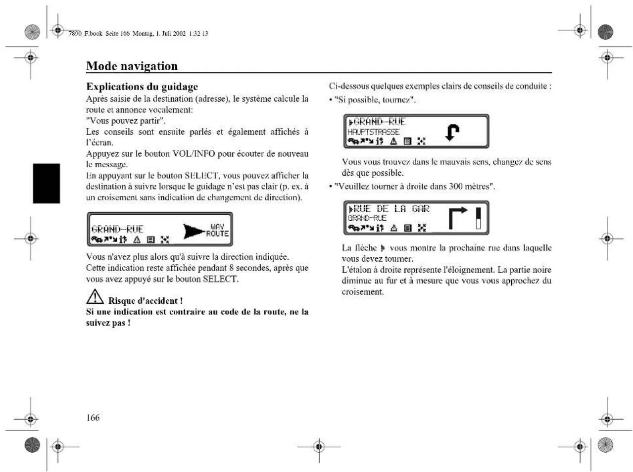 SONY MEX100NV - Interruption du guidage - 11