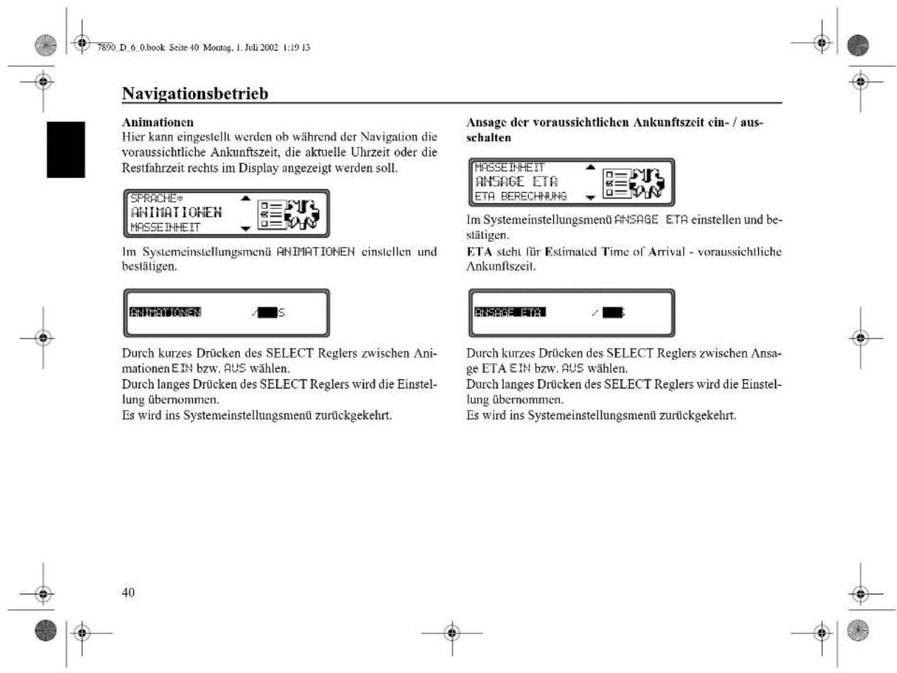 SONY MEX100NV - Sprache einstellen - 8