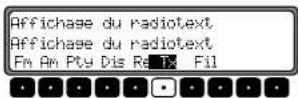 SONY MEX100NV - Activation/désactivation du radiotexte - 1