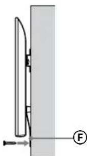 SONY Bravia KD55XG8196 - Forhindre at bunnen på TV-en forskyves. - 2