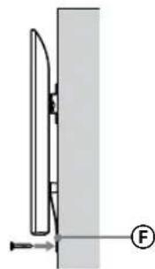 SONY Bravia KD55XG8196 - Evitar que a parte de baixo do televisor se mova. - 2