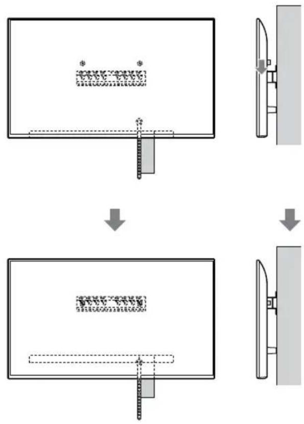 SONY Bravia KD55XG8196 - Installer de tv op de voet of voetadapter. - 3