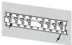 SONY Bravia KD55XG8196 - Be sure to install the Wall-Mount Bracket securely to the wall following the instructions in this instruction manual. - 1