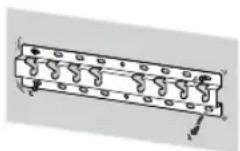 SONY Bravia KD55XG8196 - Noteikti uzstadiet sienas   kronsteinu pareizi un   ieverojiet norades šajā   rokasgrāmata. - 1