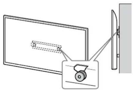 SONY Bravia KD55XG8196 - Теледидарды негізге немесе негіз қосқышына орнатыңыз. - 5