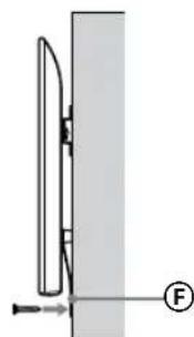 SONY Bravia KD55XG8196 - Television alaosan liikkumisen estaminen. - 2