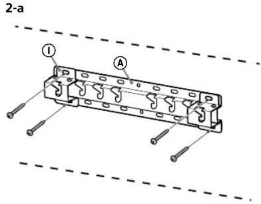 SONY Bravia KD55XG8196 - Installation de la base au mur - 1