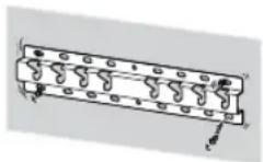 SONY Bravia KD55XG8196 - Montážnu konzolu na stenu namontujte bezpečne na stenu podla nasledujúcichPokynov v totom námode. - 1