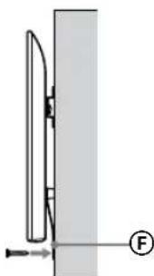 SONY Bravia KD55XG8196 - Voorkom dat de onderkant van de tvGaat bewegen. - 2