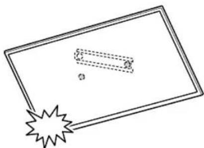 SONY Bravia KD55XG8196 - Installeer de tv op de voet of voetadapter. - 1