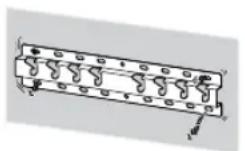 SONY Bravia KD55XG8196 - Muista asentaa   seinäsennuskiinnitint   tukevasti seinaan tassä   kayttöohjeessa   annettujen ohjeiden   mukaisesti. - 1