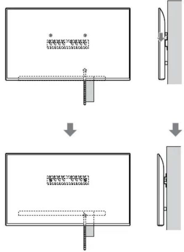 SONY Bravia KD55XG8196 - Namontujte televízny prijímac na podstavec alebo adaptor podstavca. - 5