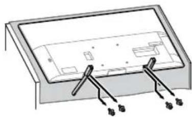 SONY Bravia KD55XG8196 - Demonter bordstativet fra TV-en. - 1