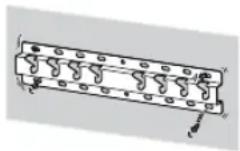 SONY Bravia KD55XG8196 - Achten Sie darauf, die Wandhalterung entsprechend den Anweisungen in dieser Bedienungsanleitung sich an der Wand zu montieren. - 1