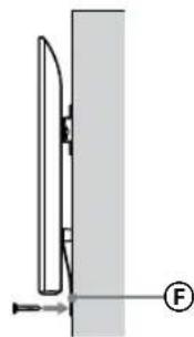 SONY Bravia KD55XG8196 - Теледидардың құлап кетуінің алдын алу. - 2
