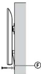 SONY Bravia KD55XG8196 - Теледидардың құлап кетуінің алдын алу. - 2