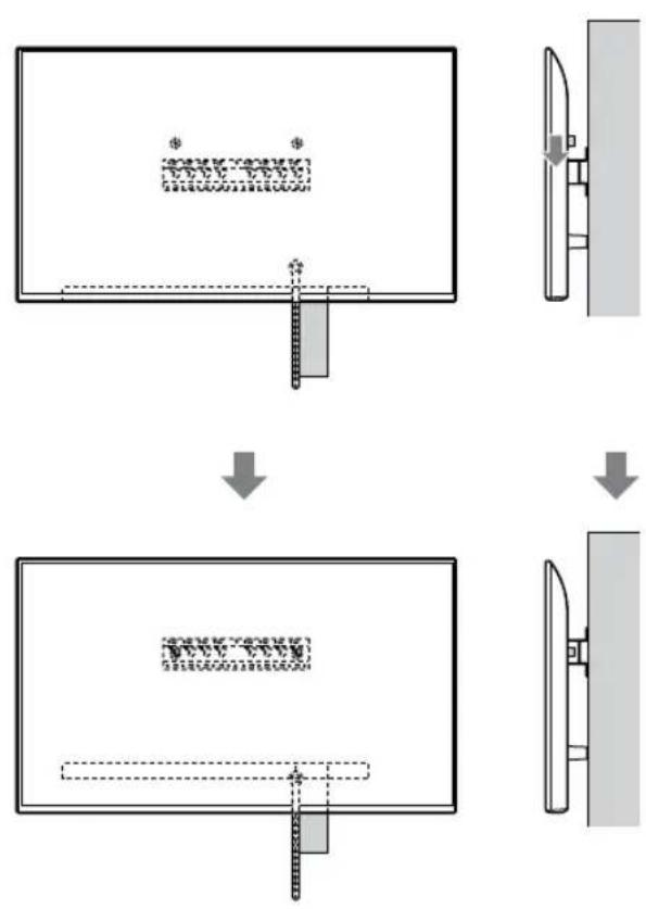 SONY Bravia KD55XG8196 - Televizyonu Taban veya Taban Adaptoru uzerine monte edin. - 4