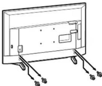 SONY Bravia KD55XG8196 - Atvienojiet no televizora galda stativu. - 1