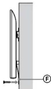 SONY Bravia KD55XG8196 - Теледидар түбінің жылжуын болдырмау. - 2