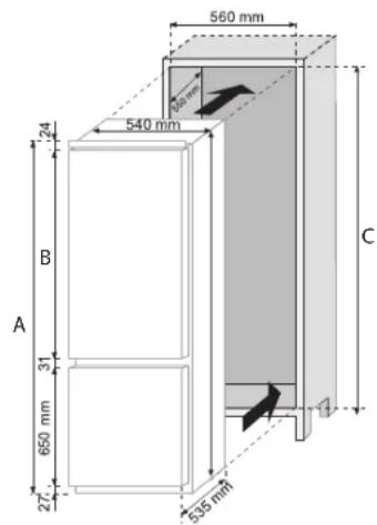 ROSIERES RBCP 31831 - VELIKOST SPOTREBICE A SKRÍNKY - 1