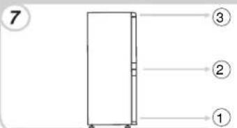 ROSIERES RBCP 31831 - REVERSING THE FRIDGE-FREEZER DOORS - 7
