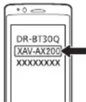 SONY XAVAX200C2 - Pairage et connexion d'un périphérique bluetooth - 2