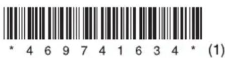 * 4 6 9 7 4 1 6 3 4 * (1)